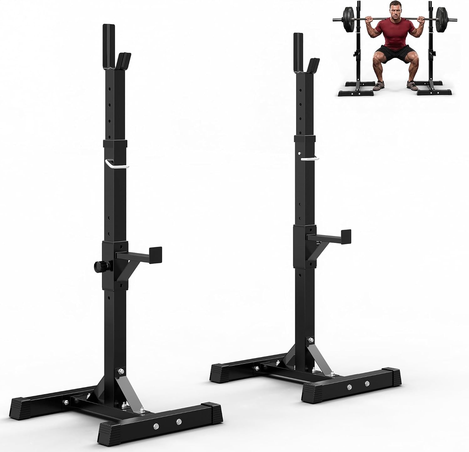Home Gym Portable - Adjustable Squat Rack Stands for Home