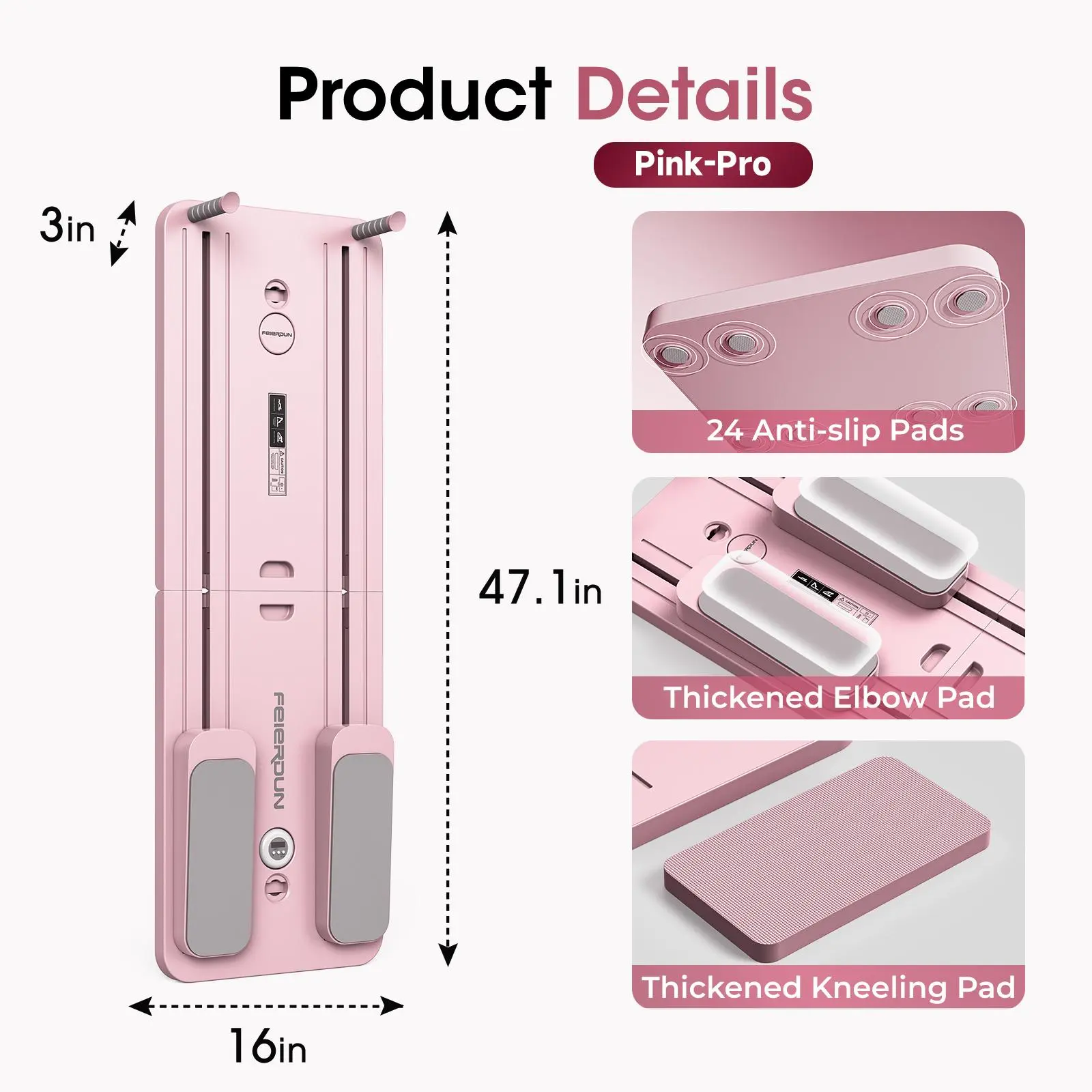 Foldable Pilates Board Multifu - Leg Home Gym Workout 评论和价格