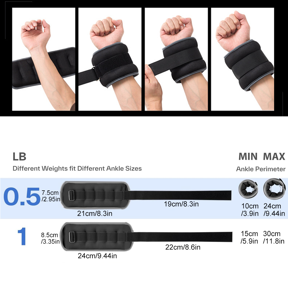 1Pair Wrist Weights, Ankle Wei - Home Gym Yoga 评论和价格
